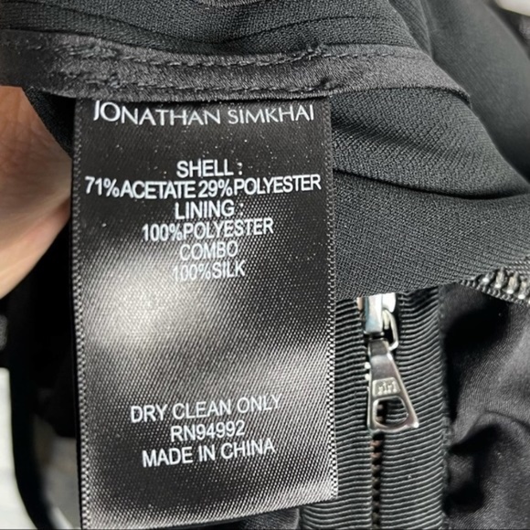 JONATHAN SIMKHAI NWT Ruched Strapless Jumpsuit 0 - Picture 14 of 16